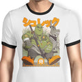 Samurai Shurekku Ringer - Adult & Kids T-Shirts, Sweatshirts & Hoodies apparel design preview 1