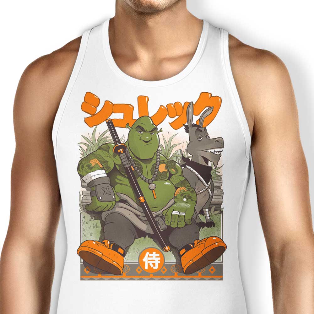 Samurai Shurekku Tank Top - Adult & Kids T-Shirts, Sweatshirts & Hoodies apparel design preview 1
