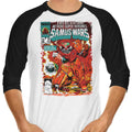 Samus Wars 3/4 Sleeve Raglan - Adult & Kids T-Shirts, Sweatshirts & Hoodies apparel design preview 1