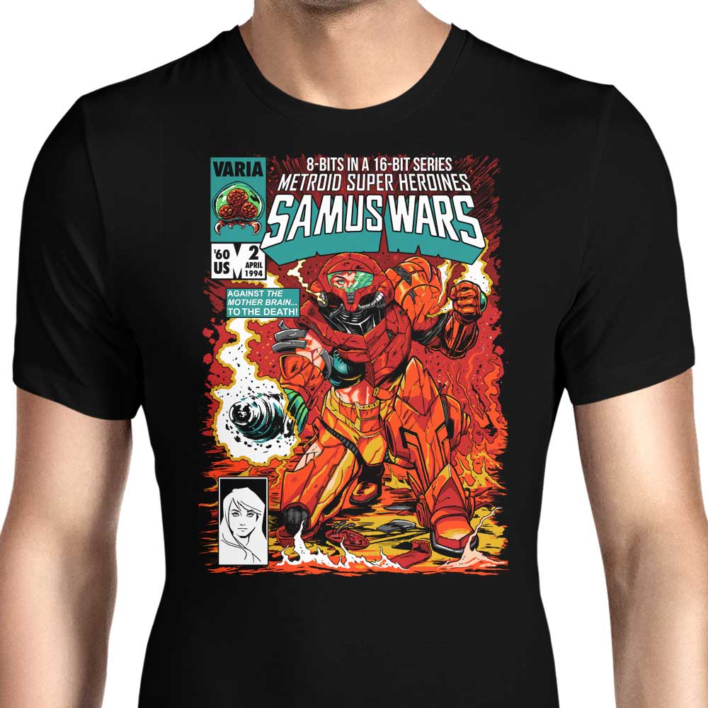 Samus Wars Men's Apparel - Adult & Kids T-Shirts, Sweatshirts & Hoodies apparel design preview 1