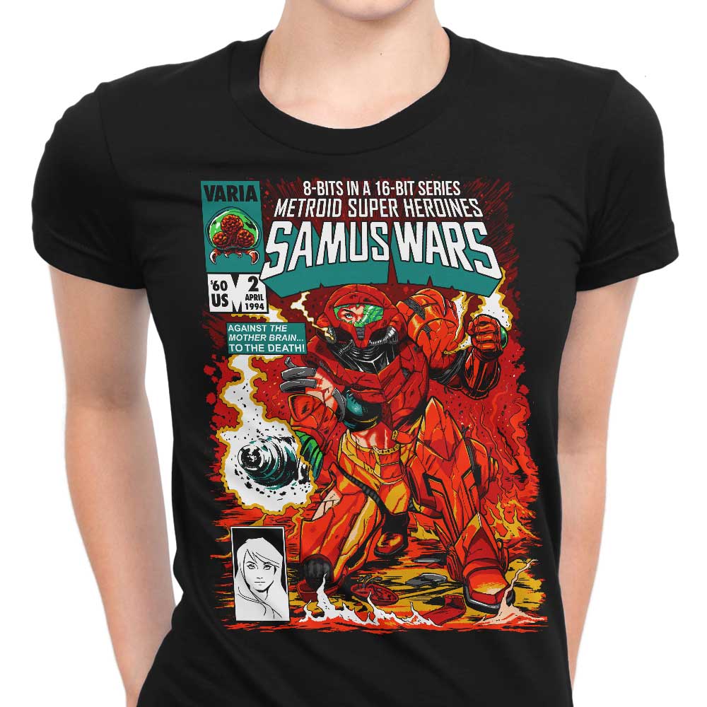 Samus Wars Women's Apparel - Adult & Kids T-Shirts, Sweatshirts & Hoodies apparel design preview 1