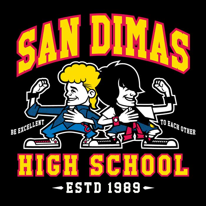 San Dimas High School Men's Apparel - Adult & Kids T-Shirts, Sweatshirts & Hoodies apparel design preview 2