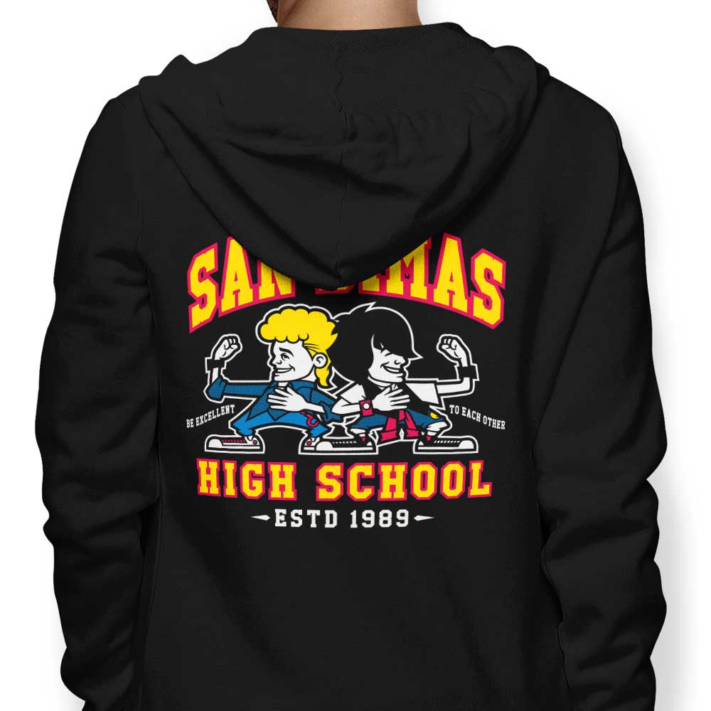 San Dimas High School - Adult & Kids T-Shirts, Sweatshirts & Hoodies apparel design preview 1