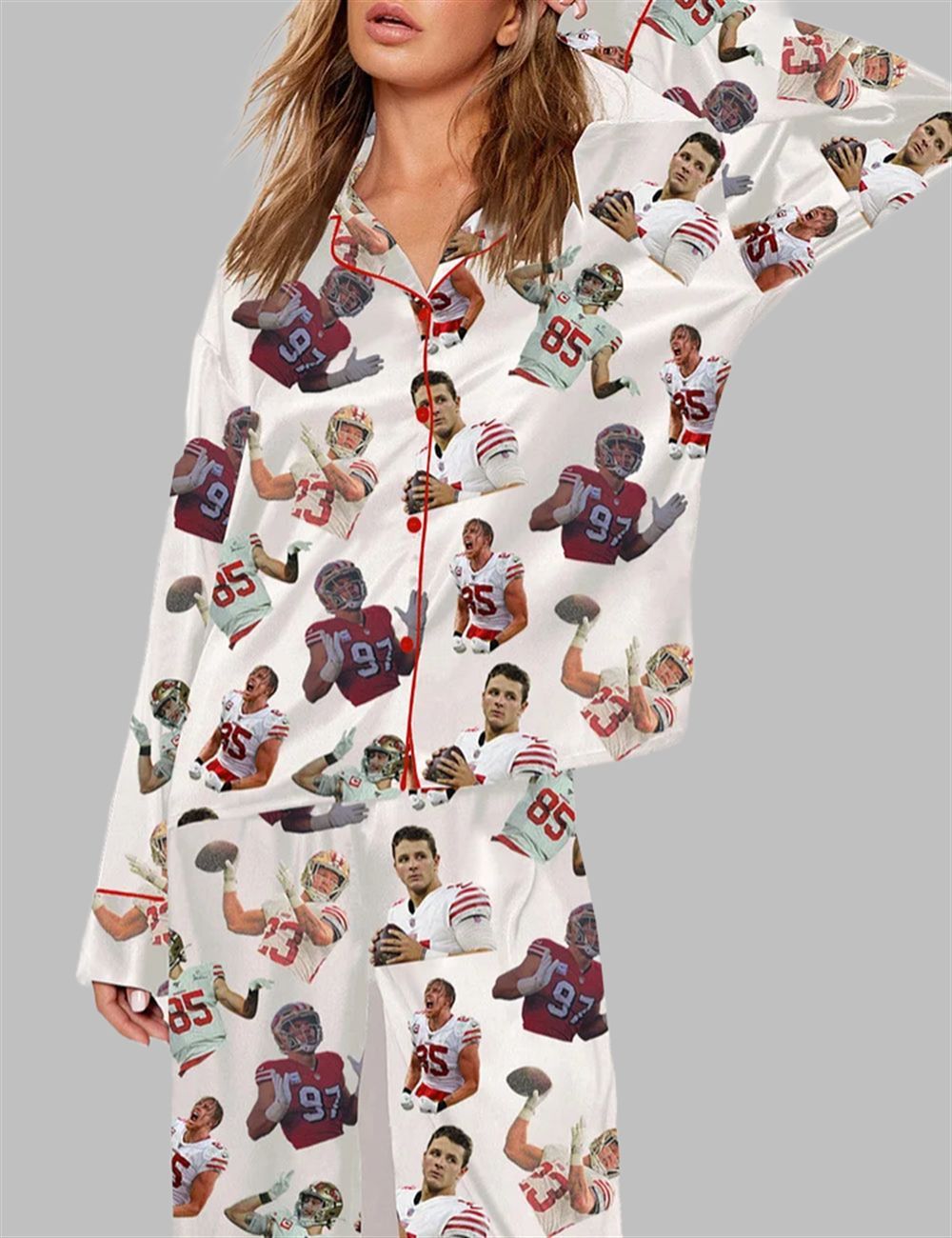 Long San Francisco Football Pajama Set product image