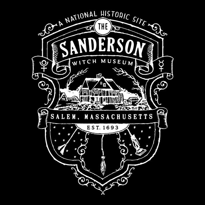 Sanderson Witch Museum Women's Apparel - Adult & Kids T-Shirts, Sweatshirts & Hoodies apparel design preview 2