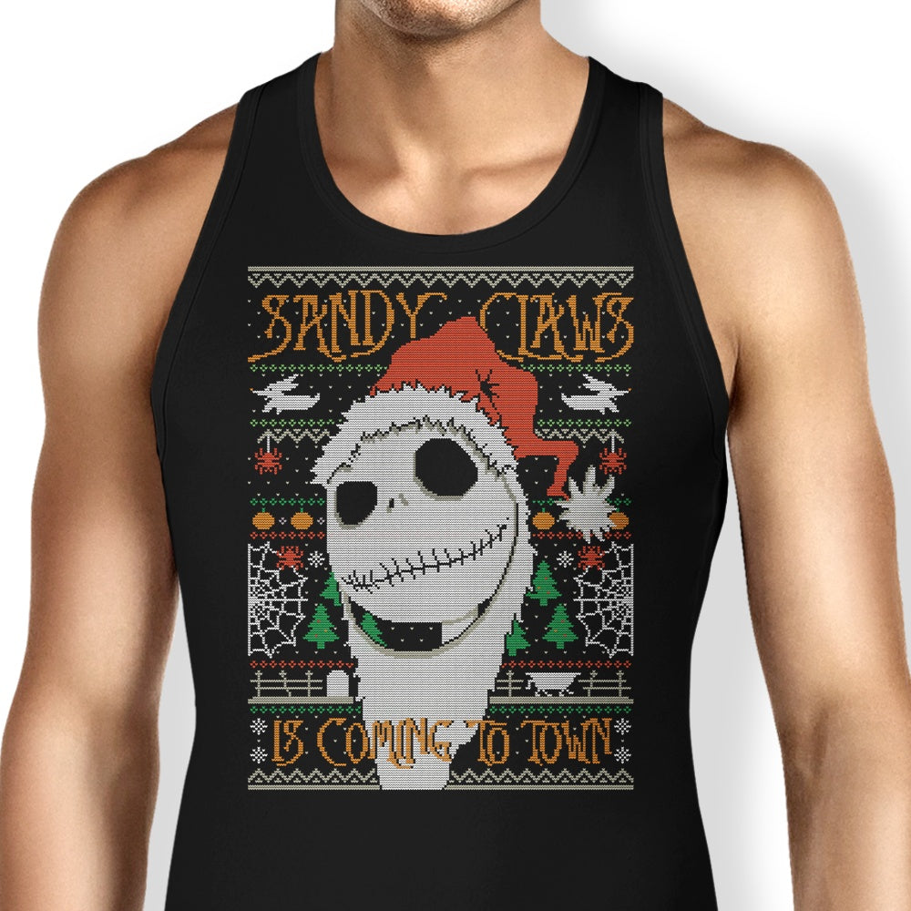 Sandy Claws Tank Top - Adult & Kids T-Shirts, Sweatshirts & Hoodies apparel design preview 1