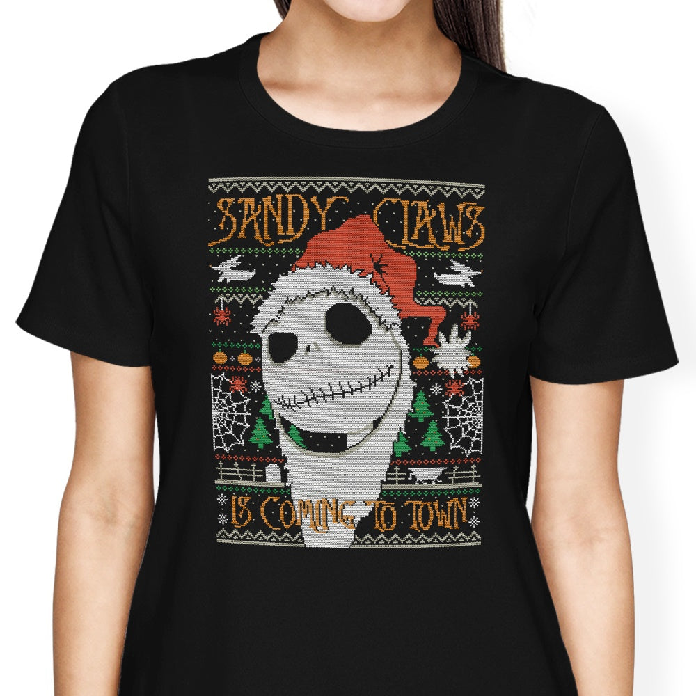 Sandy Claws Women's Apparel - Adult & Kids T-Shirts, Sweatshirts & Hoodies apparel design preview 2