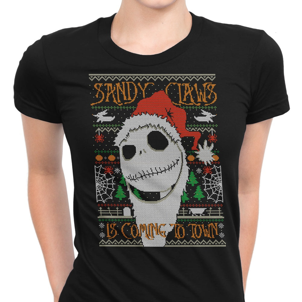 Sandy Claws Women's Apparel - Adult & Kids T-Shirts, Sweatshirts & Hoodies apparel design preview 1