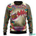 Santa And Mushroom Ugly Christmas Sweater product image
