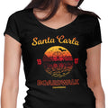 Santa Carla Sunset Women's V-Neck - Adult & Kids T-Shirts, Sweatshirts & Hoodies apparel design preview 1