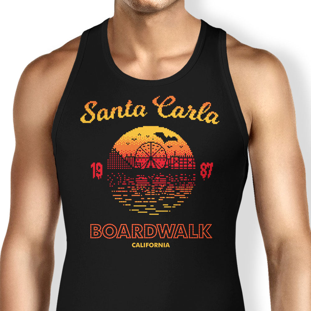 Santa Carla Sunset Tank Top - Adult & Kids T-Shirts, Sweatshirts & Hoodies apparel design preview 1