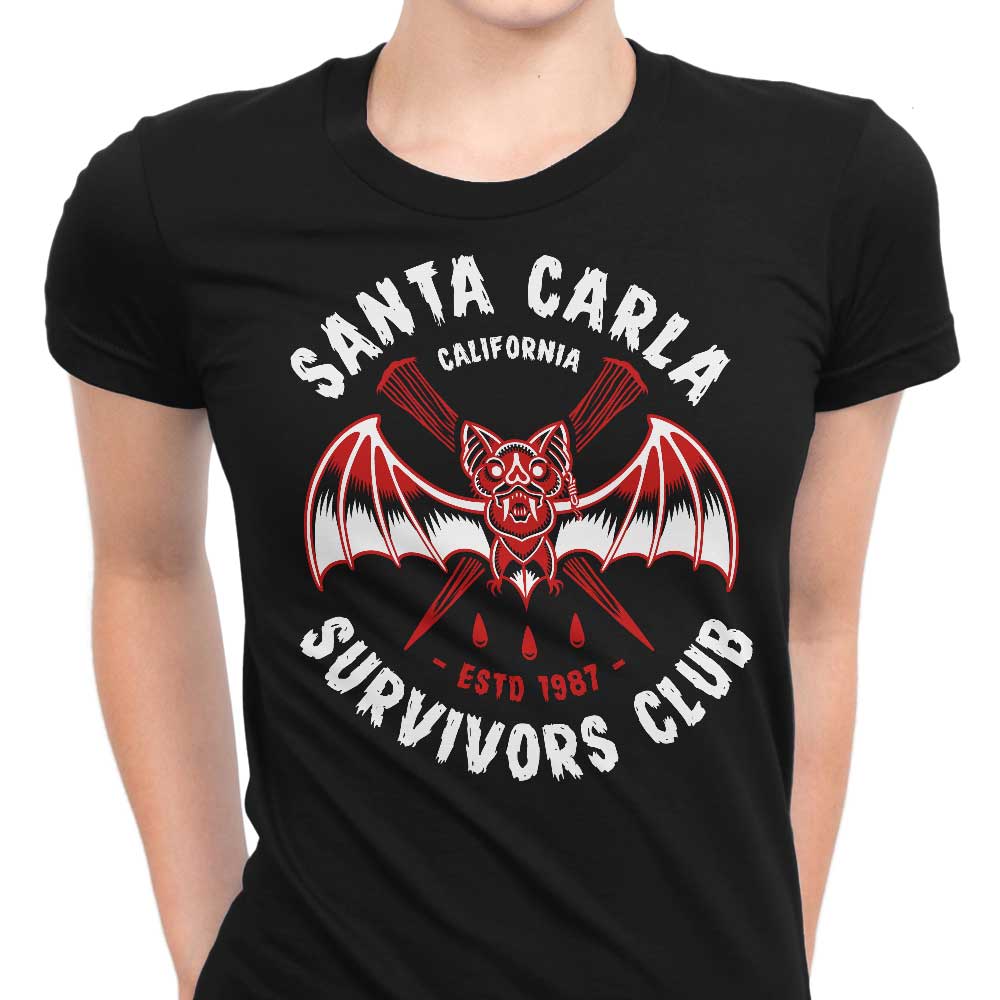 Santa Carla Survivors Women's Apparel - Adult & Kids T-Shirts, Sweatshirts & Hoodies apparel design preview 1