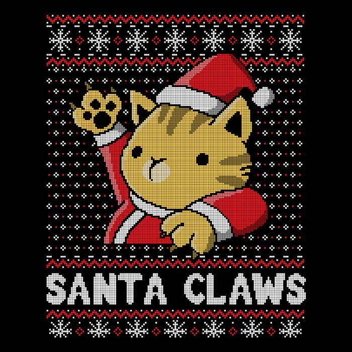 Santa Claws Tank Top - Adult & Kids T-Shirts, Sweatshirts & Hoodies apparel design preview 2