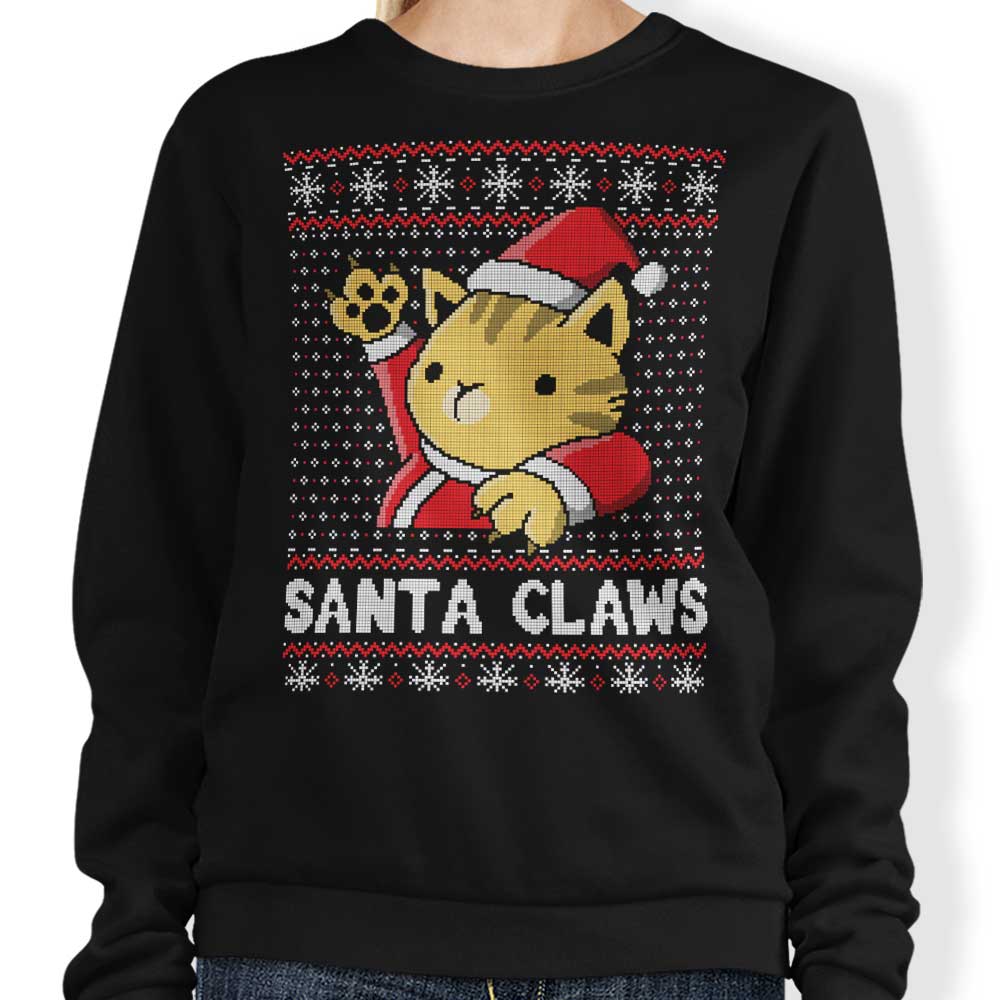 Santa Claws - Adult & Kids T-Shirts, Sweatshirts & Hoodies apparel design preview 1
