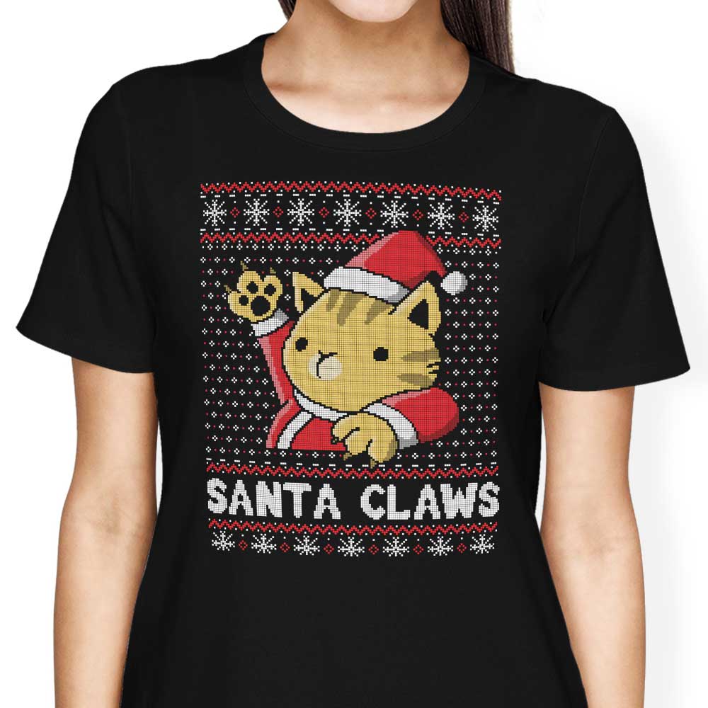 Santa Claws Women's Apparel - Adult & Kids T-Shirts, Sweatshirts & Hoodies apparel design preview 2