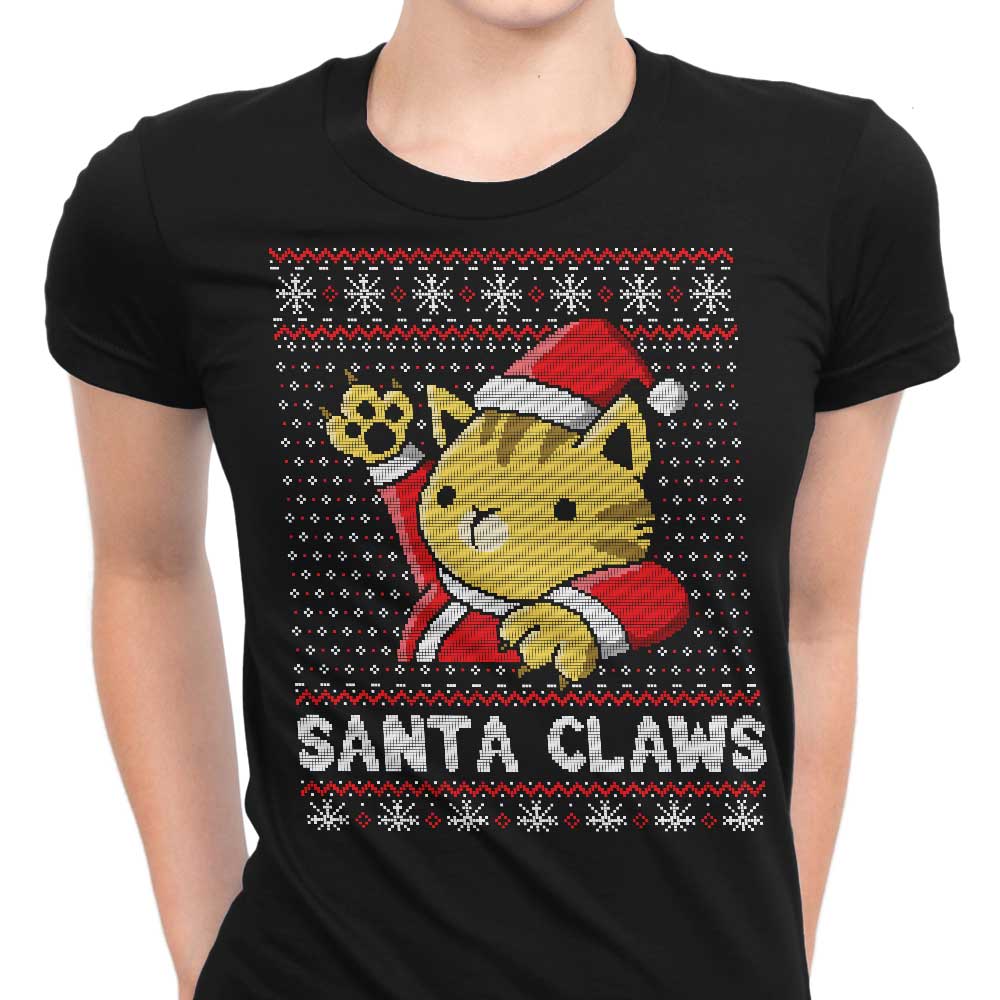 Santa Claws Women's Apparel - Adult & Kids T-Shirts, Sweatshirts & Hoodies apparel design preview 1