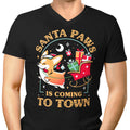 Santa Paws Men's V-Neck - Adult & Kids T-Shirts, Sweatshirts & Hoodies apparel design preview 1