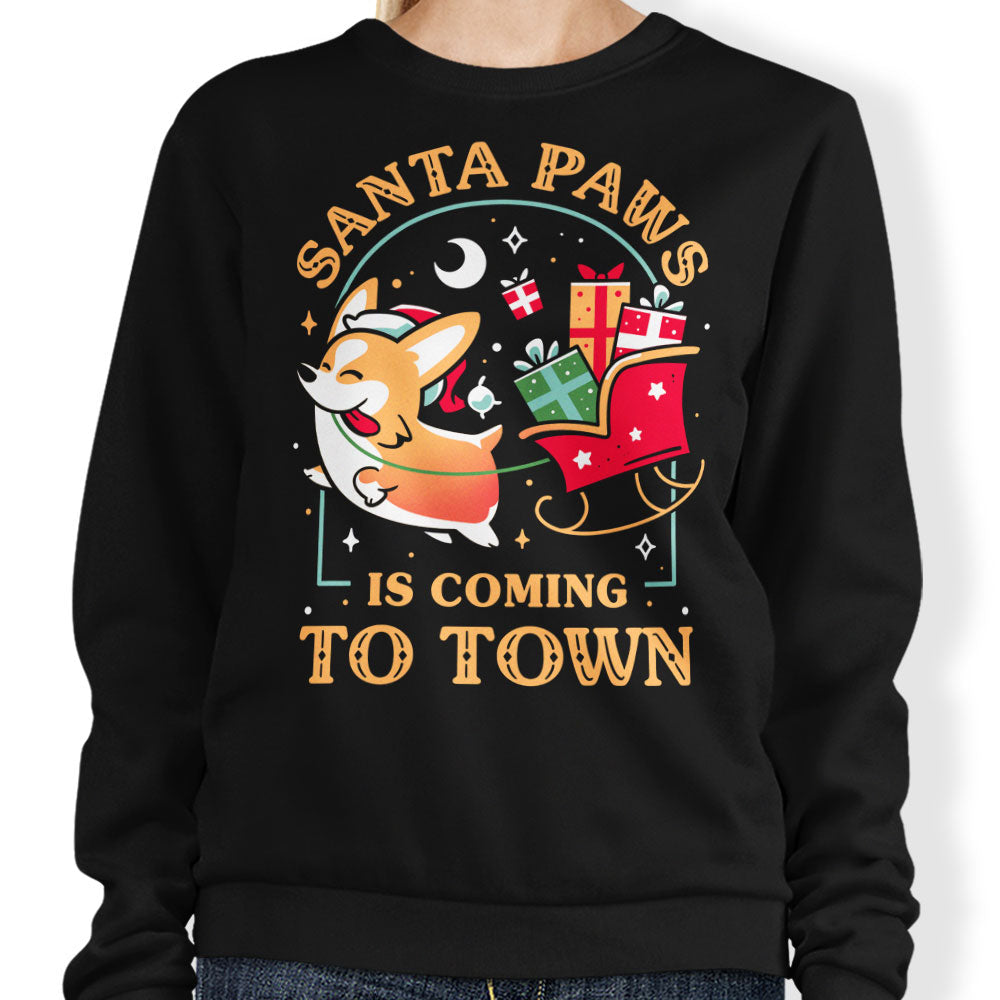 Santa Paws - Adult & Kids T-Shirts, Sweatshirts & Hoodies apparel design preview 1