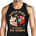 Santa Paws Tank Top - Adult & Kids T-Shirts, Sweatshirts & Hoodies apparel design preview 1