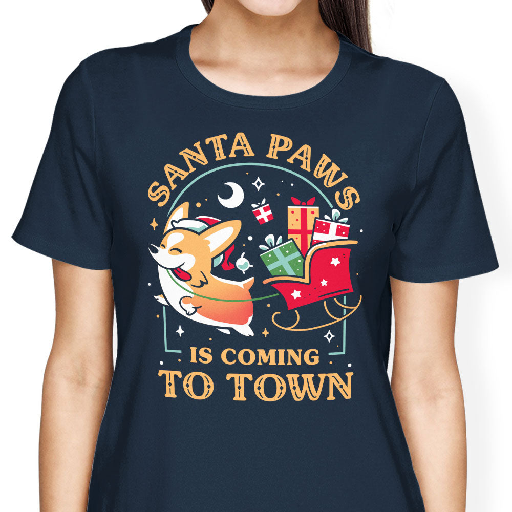 Santa Paws Women's Apparel - Adult & Kids T-Shirts, Sweatshirts & Hoodies apparel design preview 2