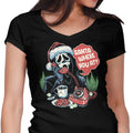Santa Where You At? Women's V-Neck - Adult & Kids T-Shirts, Sweatshirts & Hoodies apparel design preview 1