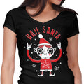 Santa Worship Women's V-Neck - Adult & Kids T-Shirts, Sweatshirts & Hoodies apparel design preview 1