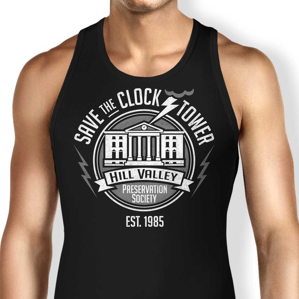 Save the Clock Tower Tank Top - Adult & Kids T-Shirts, Sweatshirts & Hoodies apparel design preview 1