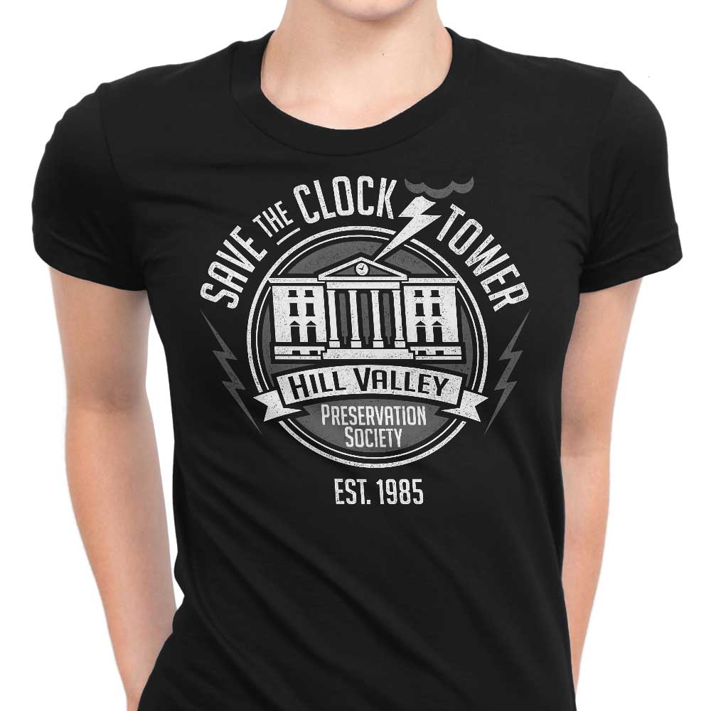 Save the Clock Tower Women's Apparel - Adult & Kids T-Shirts, Sweatshirts & Hoodies apparel design preview 1