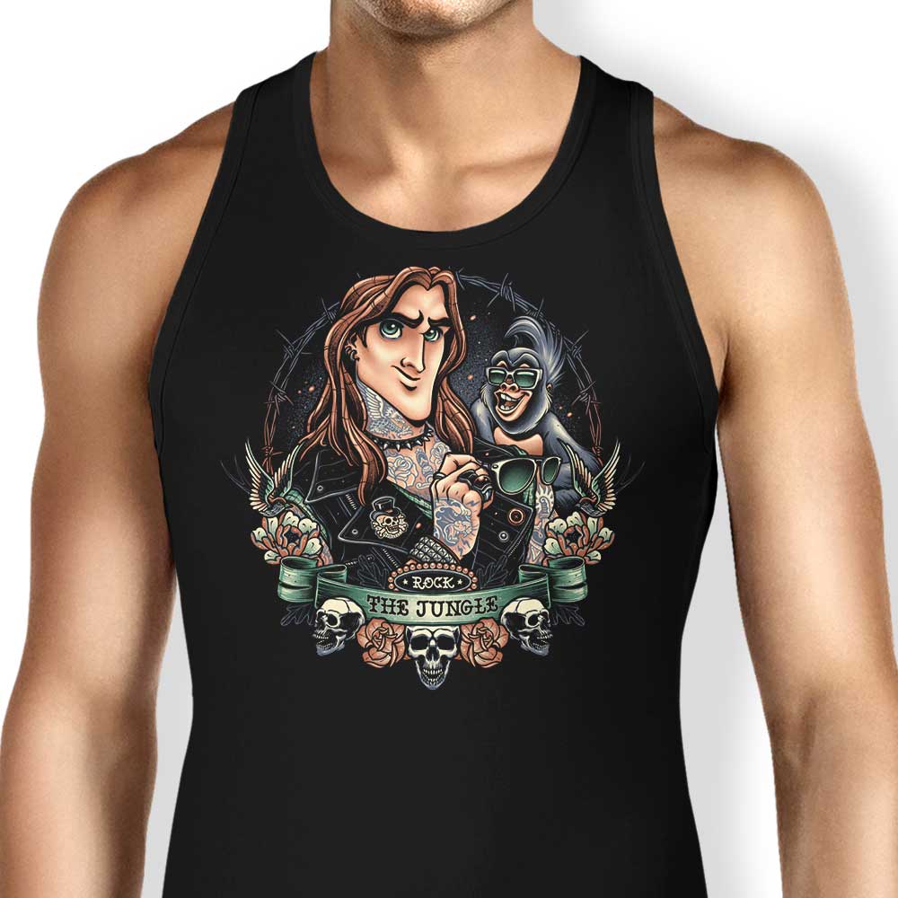 Save the Jungle Tank Top - Adult & Kids T-Shirts, Sweatshirts & Hoodies apparel design preview 1