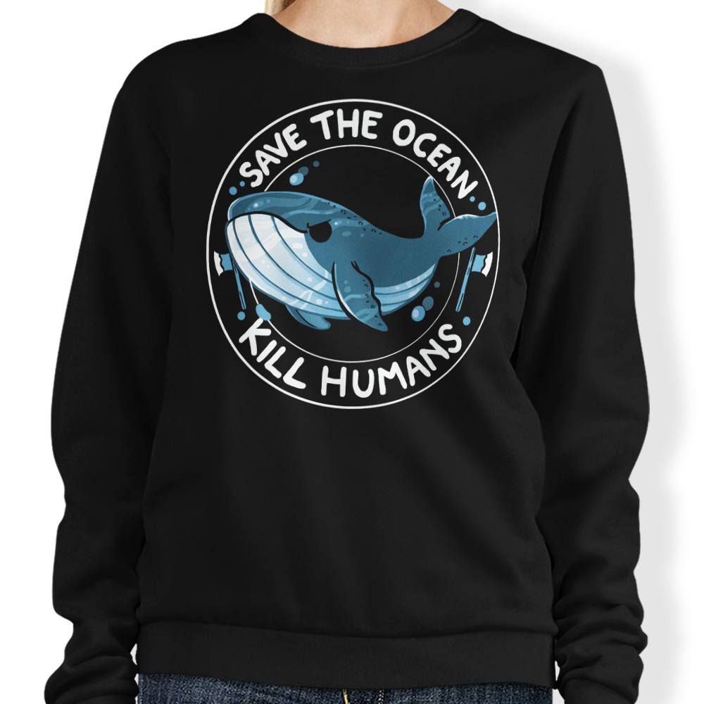 Save the Ocean - Adult & Kids T-Shirts, Sweatshirts & Hoodies apparel design preview 1