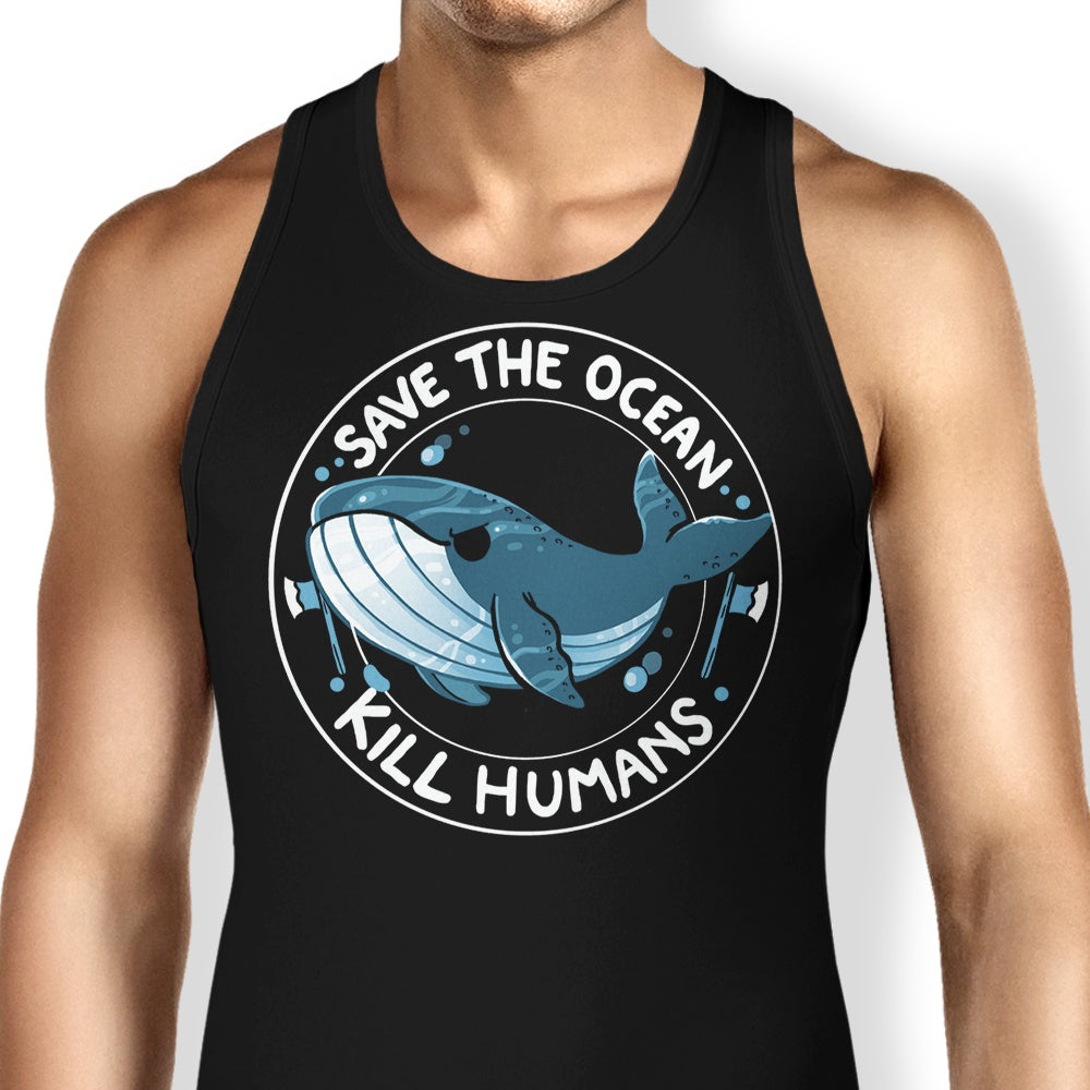Save the Ocean Tank Top - Adult & Kids T-Shirts, Sweatshirts & Hoodies apparel design preview 1