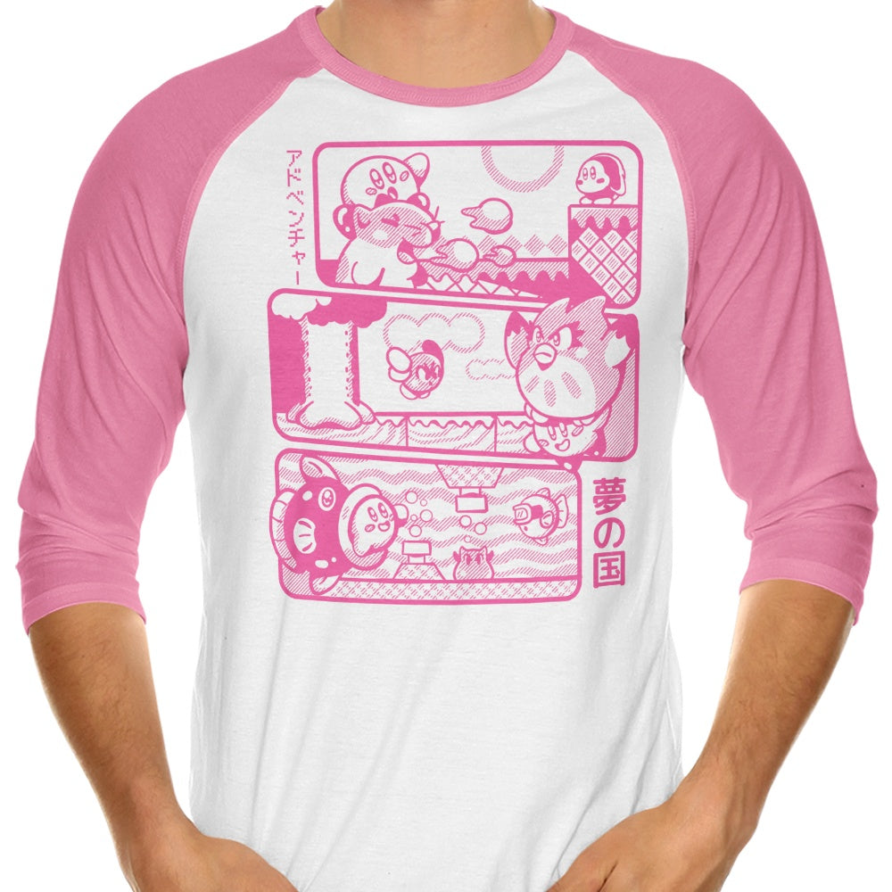 Saving Dreamland 3/4 Sleeve Raglan - Adult & Kids T-Shirts, Sweatshirts & Hoodies apparel design preview 1