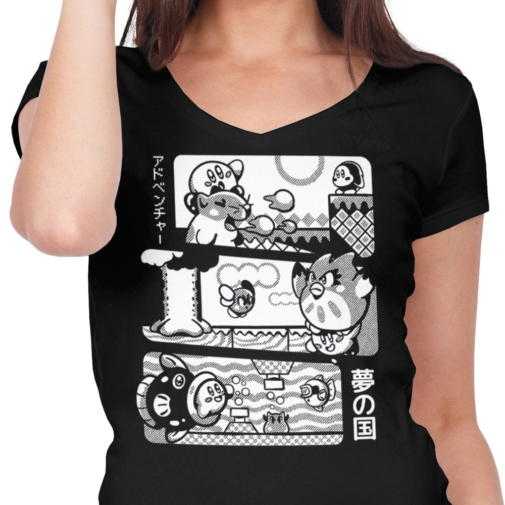 Saving Dreamland Women's V-Neck - Adult & Kids T-Shirts, Sweatshirts & Hoodies apparel design preview 2
