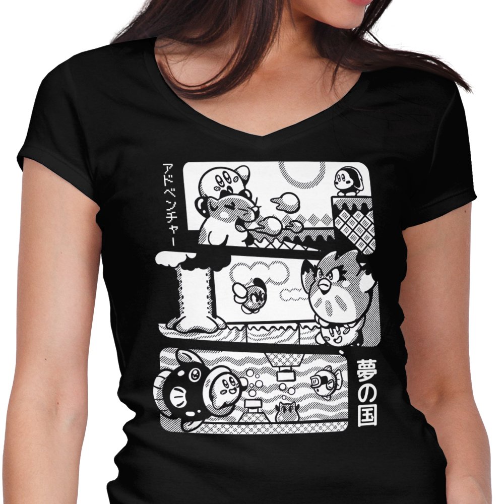 Saving Dreamland Women's V-Neck - Adult & Kids T-Shirts, Sweatshirts & Hoodies apparel design preview 1
