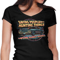 Saving People, Hunting Things Women's V-Neck - Adult & Kids T-Shirts, Sweatshirts & Hoodies apparel design preview 1