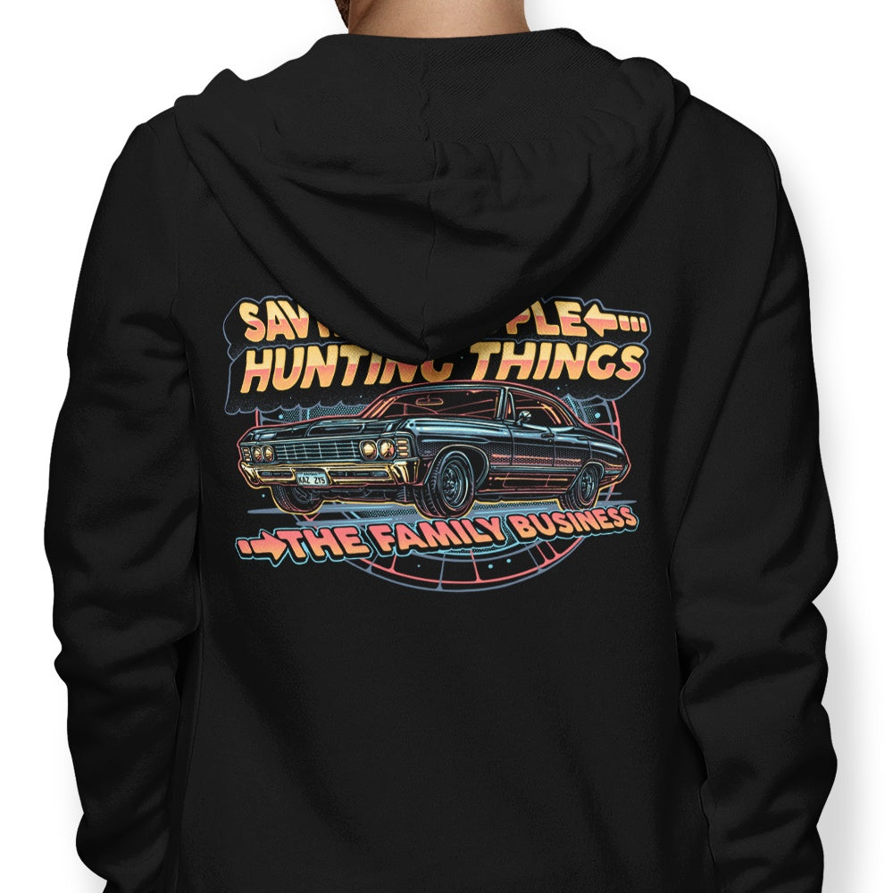 Saving People, Hunting Things - Adult & Kids T-Shirts, Sweatshirts & Hoodies apparel design preview 1