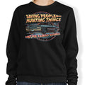 Saving People, Hunting Things - Adult & Kids T-Shirts, Sweatshirts & Hoodies apparel design preview 1