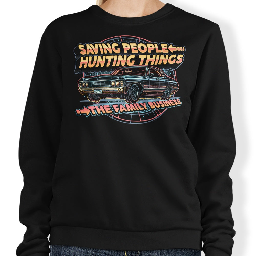 Saving People, Hunting Things - Adult & Kids T-Shirts, Sweatshirts & Hoodies apparel design preview 1
