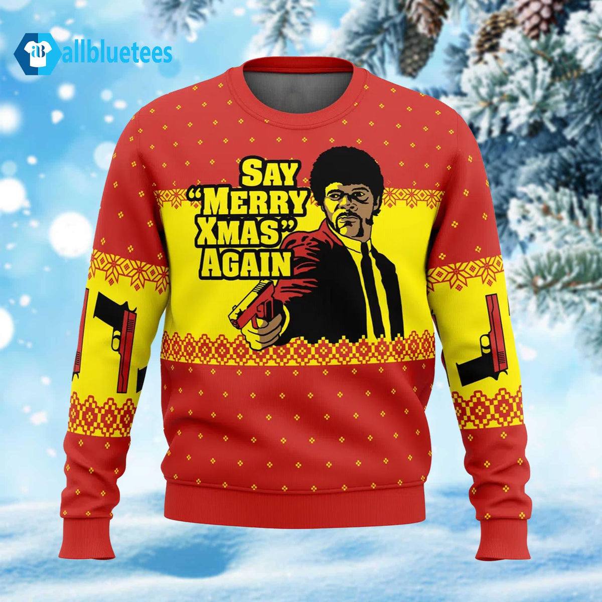 Say Merry Xmas Again Ugly Christmas Sweater product image