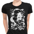 Say My Name Women's Apparel - Adult & Kids T-Shirts, Sweatshirts & Hoodies apparel design preview 1
