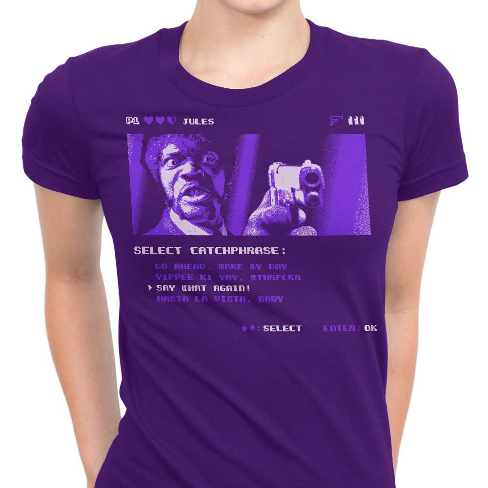 Say What Again Women's Apparel - Adult & Kids T-Shirts, Sweatshirts & Hoodies apparel design preview 1