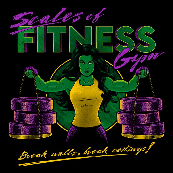 Scales of Fitness Women's Apparel - Adult & Kids T-Shirts, Sweatshirts & Hoodies apparel design preview 2