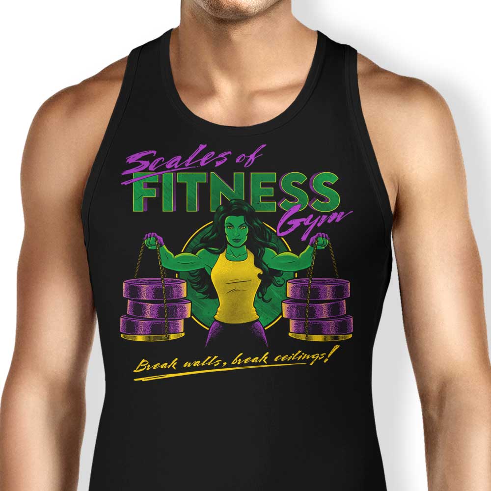 Scales of Fitness Tank Top - Adult & Kids T-Shirts, Sweatshirts & Hoodies apparel design preview 1