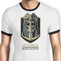 Scandia Black Knights Ringer - Adult & Kids T-Shirts, Sweatshirts & Hoodies apparel design preview 1