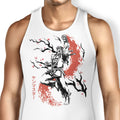 Scarlet Flame Sumi-e Tank Top - Adult & Kids T-Shirts, Sweatshirts & Hoodies apparel design preview 1