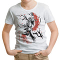 Scarlet Flame Sumi-e Youth Apparel - Adult & Kids T-Shirts, Sweatshirts & Hoodies apparel design preview 1