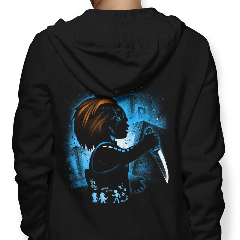 Scary Doll - Adult & Kids T-Shirts, Sweatshirts & Hoodies apparel design preview 1