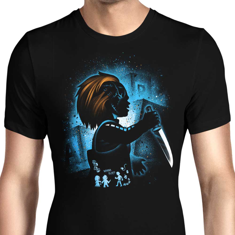 Scary Doll Men's Apparel - Adult & Kids T-Shirts, Sweatshirts & Hoodies apparel design preview 1