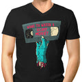 Scary Movie Men's V-Neck - Adult & Kids T-Shirts, Sweatshirts & Hoodies apparel design preview 1