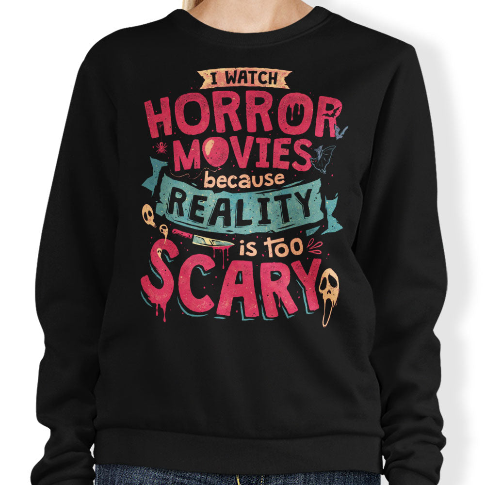 Scary Reality - Adult & Kids T-Shirts, Sweatshirts & Hoodies apparel design preview 1